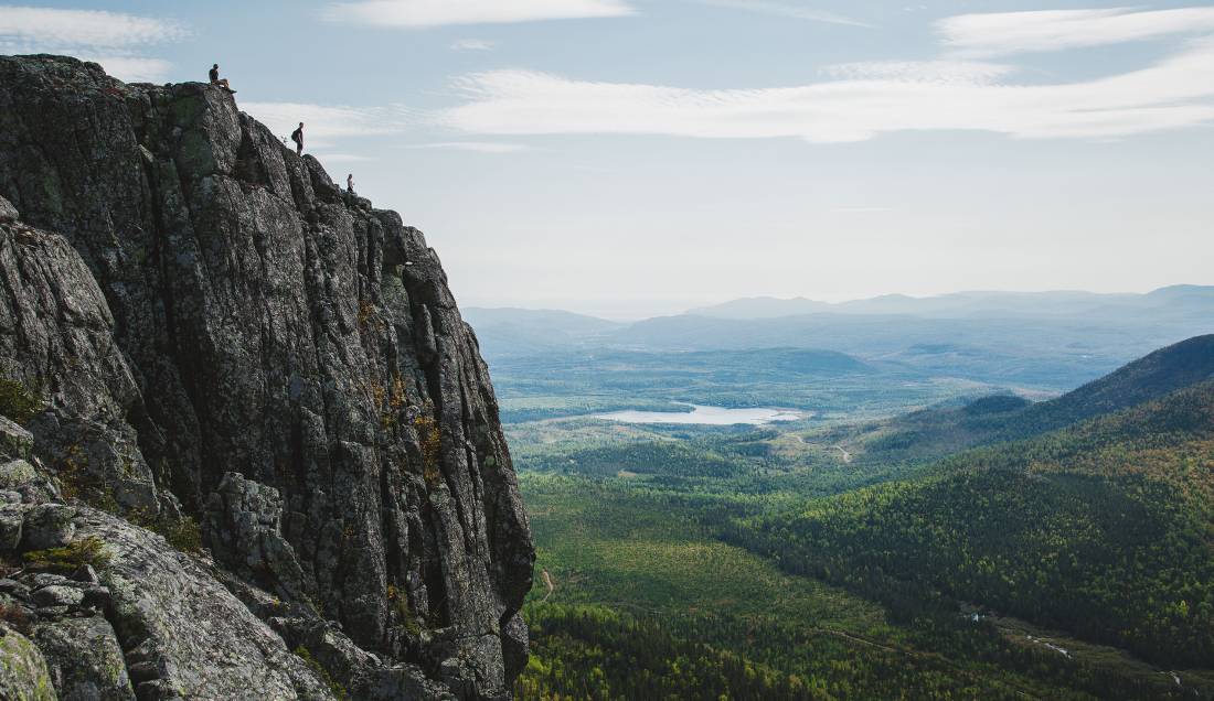 Mont Du Four is accessible as a day hike from Squirrel Hut on the Charlevoix Traverse |  <i>Tourisme Charlevoix, BESIDE</i>