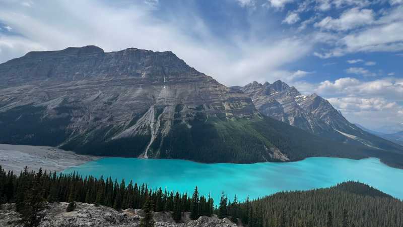 Gorgeous view from the Peyto Lake lookout | Kalaya Mckenzie