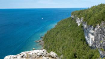 Lion's Head limestone cliffs and endless views