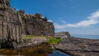 Spectacular rock formation along the East Coast Trail