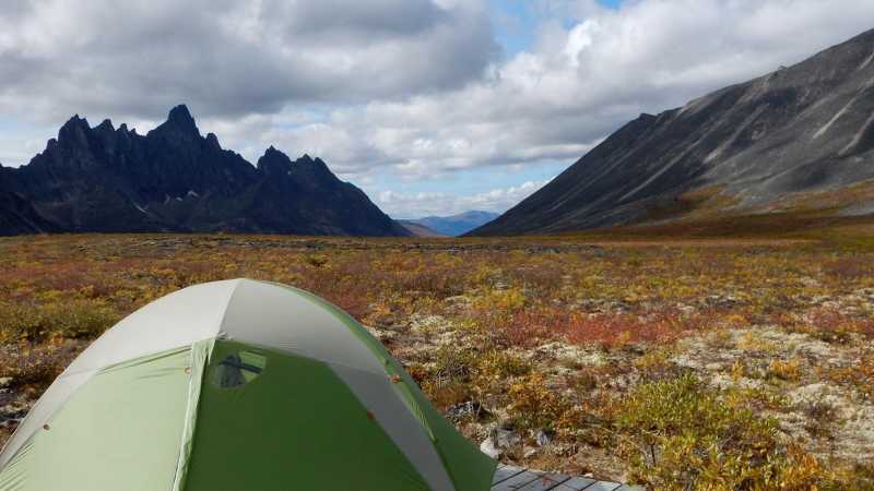 Camping in the Tombstone Range