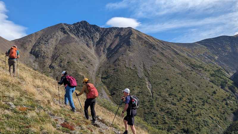 Hiking Up Caribou Mountain Trail, in Carcross Region | Trevor Sauve