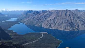Stunning view of King's Throne Summit, Kluane N.P