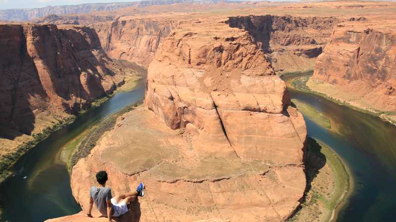 Arizona's famous Horseshoe Bend on the Colorado River | ©VisittheUSA.com