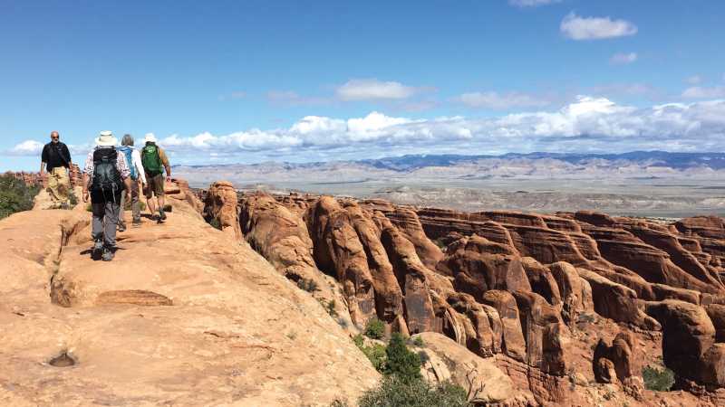 Open scenery across Arches National Park | Jake Hutchins