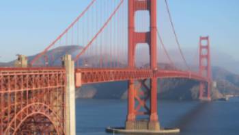 San Francisco's iconic Golden Gate Bridge