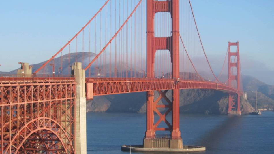 San Francisco's iconic Golden Gate Bridge