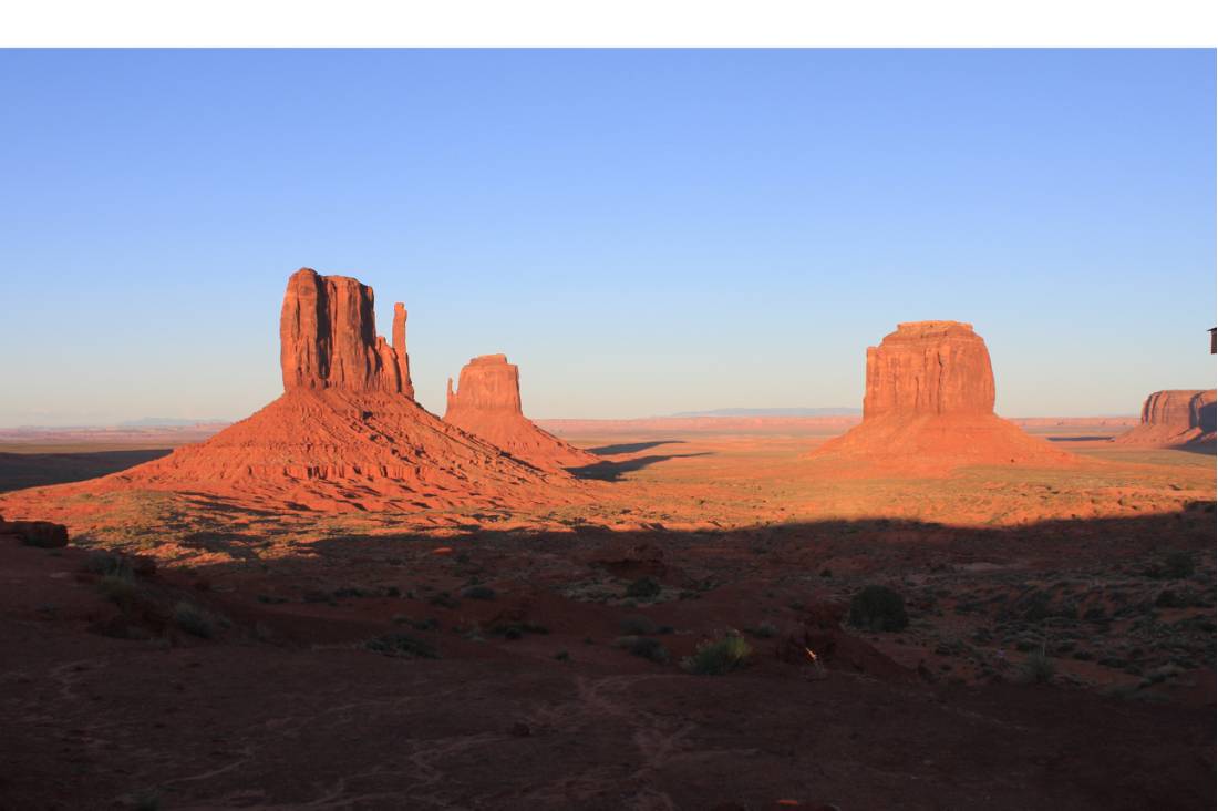 The buttes in Monument Valley Navajo Trival Park at sunset |  <i>Brad Atwal</i>