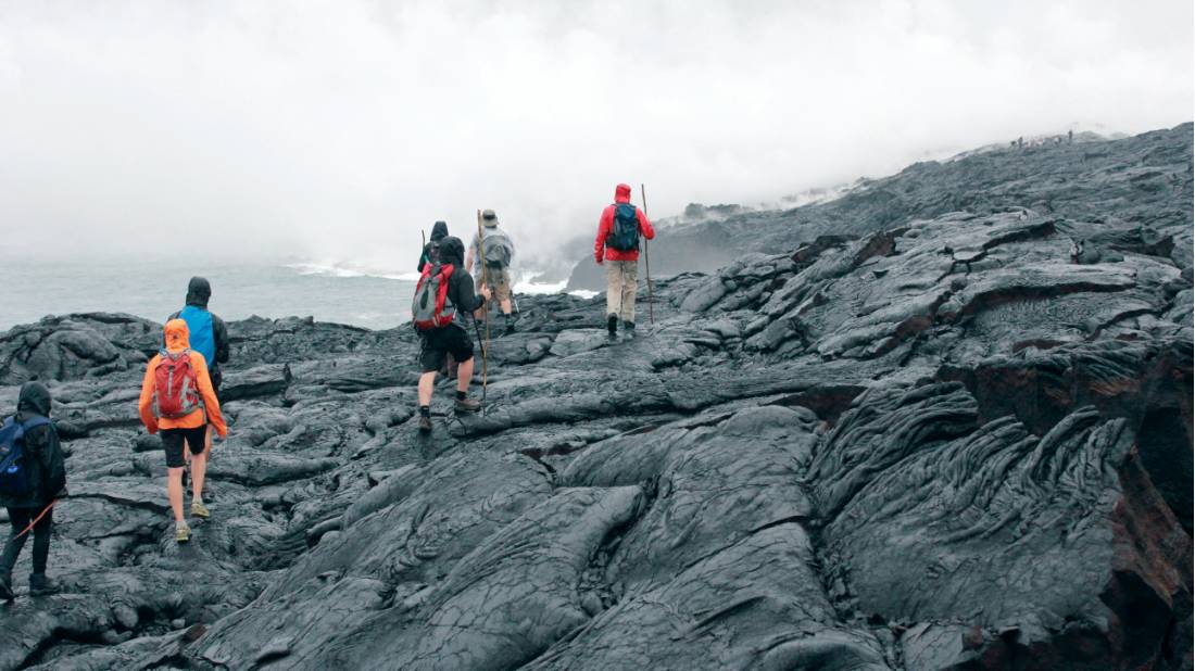 Hiking on a lava field on Hawaii's Big Island |  <i>Rachel Imber</i>