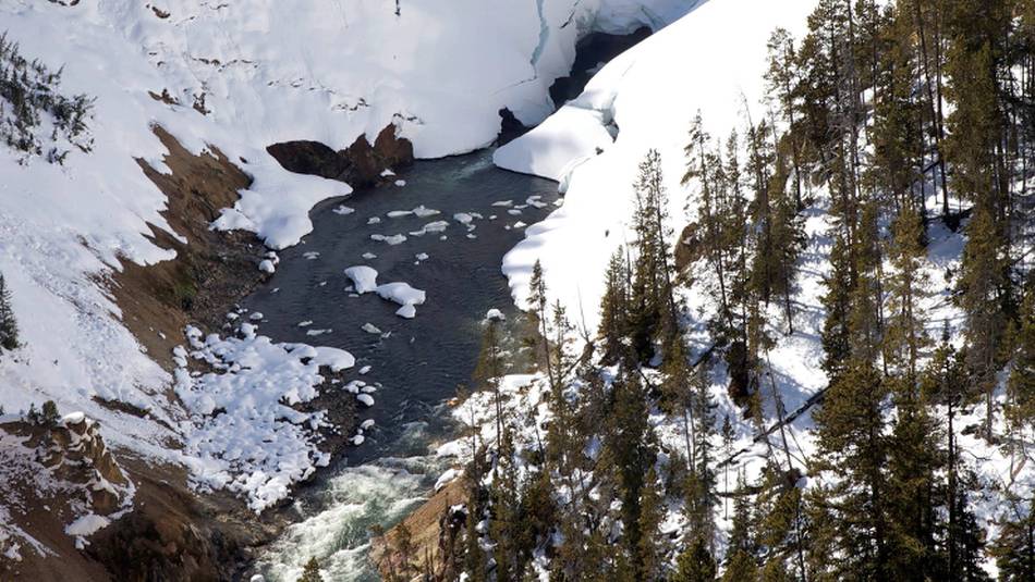 Yellowstone National Park is stunning during the winter months