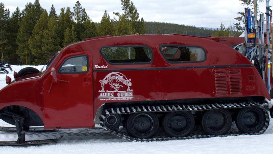 Yellowstone snow coach