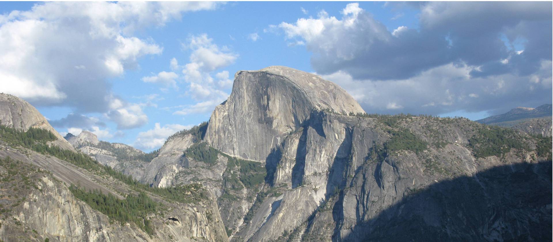 Yosemite Trekking Hiking Scenery Mountains