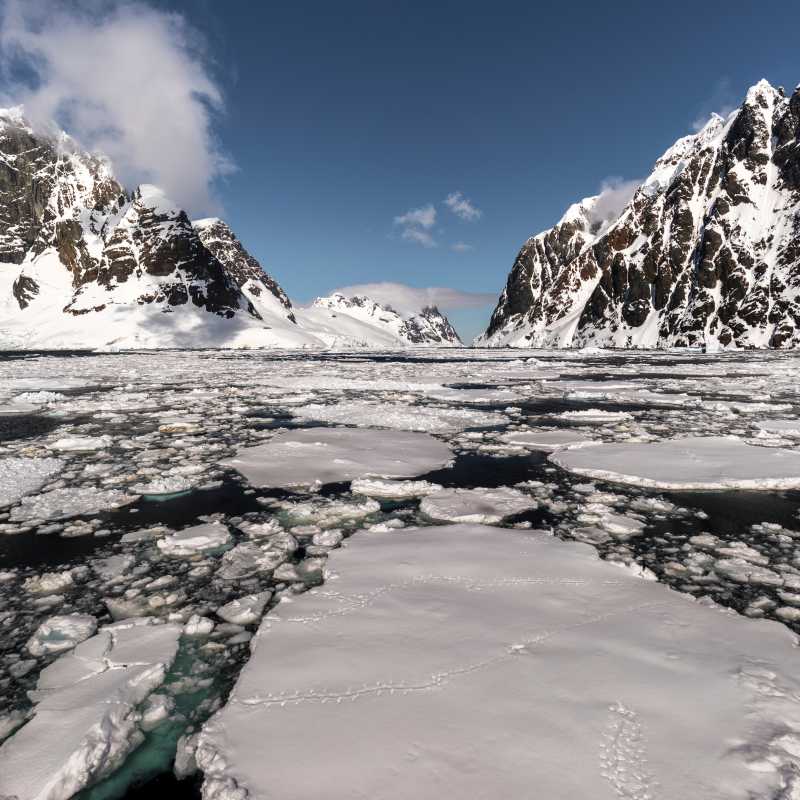 Ice fills the Lemaire Channel | Richard I'Anson