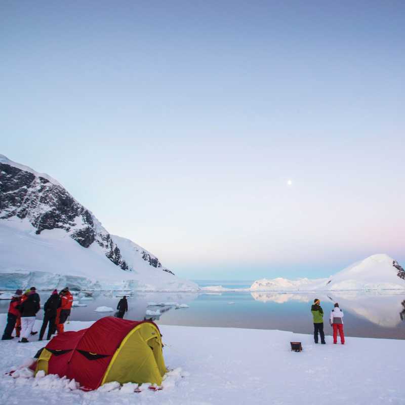 Camping on the ice in Antarctica | Justin Walker