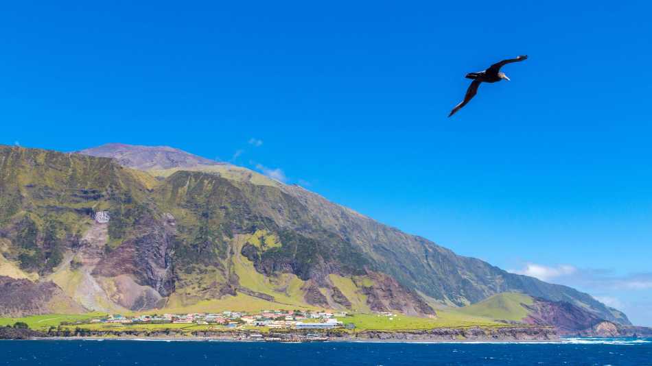 The remote Tristan da Cunha a remote group of volcanic islands in the South Atlantic Ocean