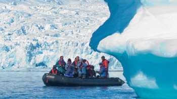 Zodiac Cruising,Peter Walton Zodiac cruising in the Antarctic Peninsula