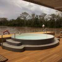 Sun deck and pool