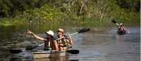 Kayaking is an excellent way to explore the waterways of the Peruvian Amazon