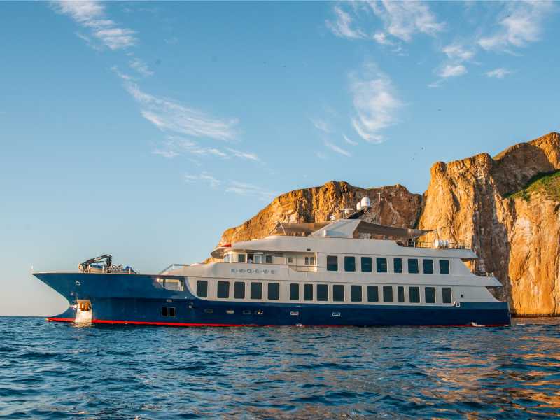 Comfortable cruising in the Galapagos