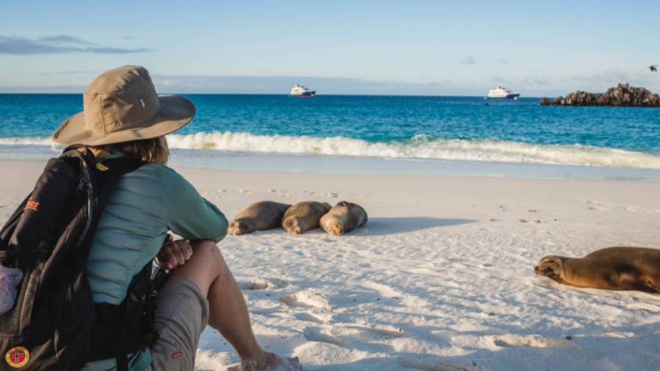 Enjoy daily island excursions and find a peaceful spot to take it all in
