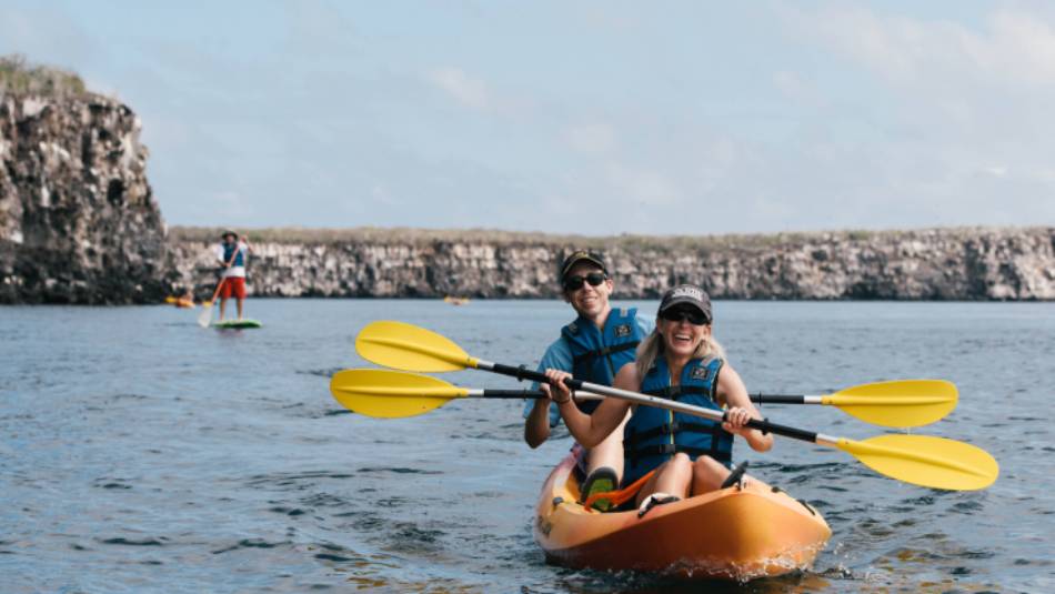Kayaking is the perfect way to explore the Galapagos Islands
