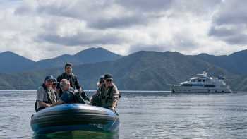 Blumine Island © F. Wardle,Fiona Wardle Zodiac cruising near Blumine Island
