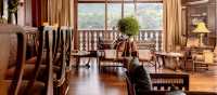 Relax and take in the views from the lounge bar