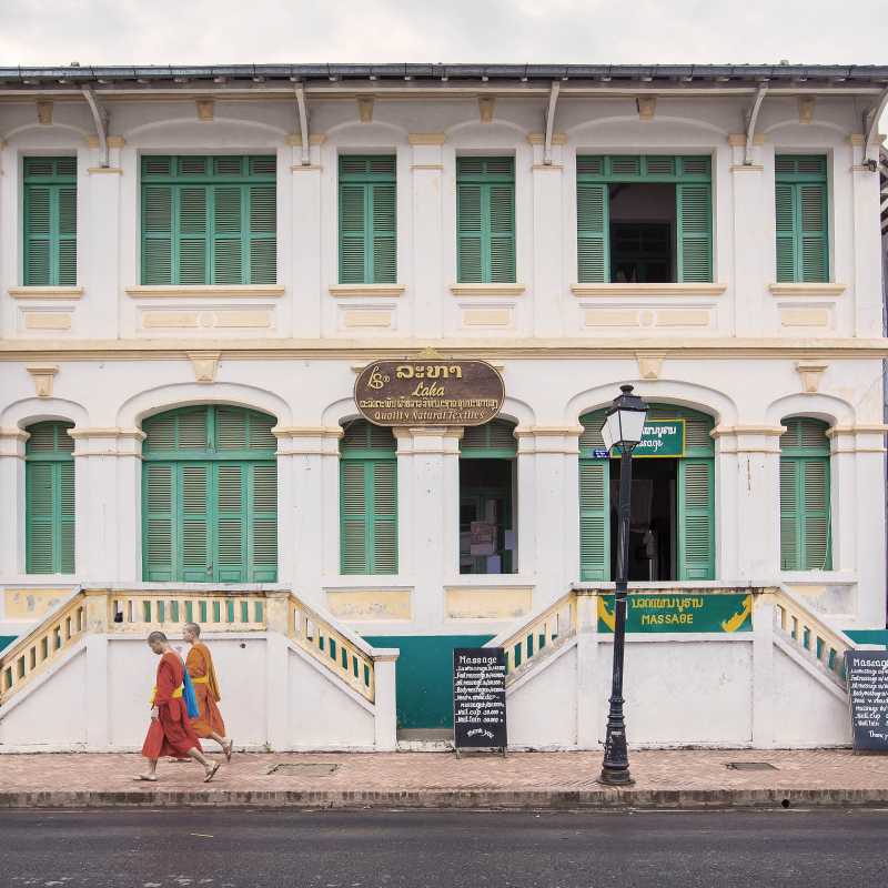 The streets of Luang Prabang
