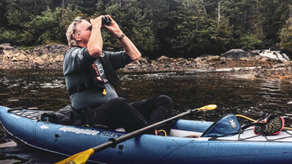 Kayak in Haida Gwaii