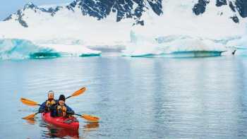 Antarctica Peninsula Cruising Wildlife,Anthony Smith Kayak the cool calm waters of Antarctica