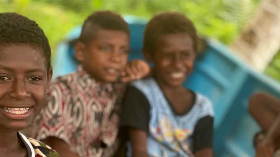 Smiling faces Lobo Village, West Papua | Rachel Imber