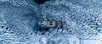 The MV Vikingford in drift ice around Svalbard | Tom Crowley