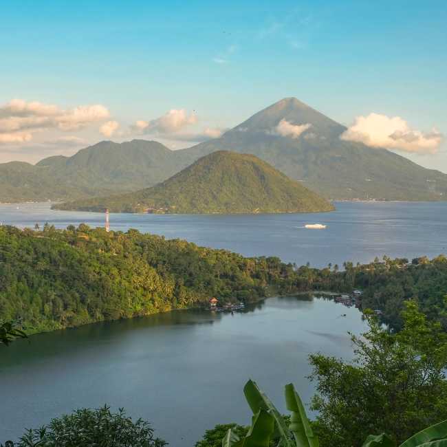 The spectacular volcanic landscapes of North Maluku, Indonesia