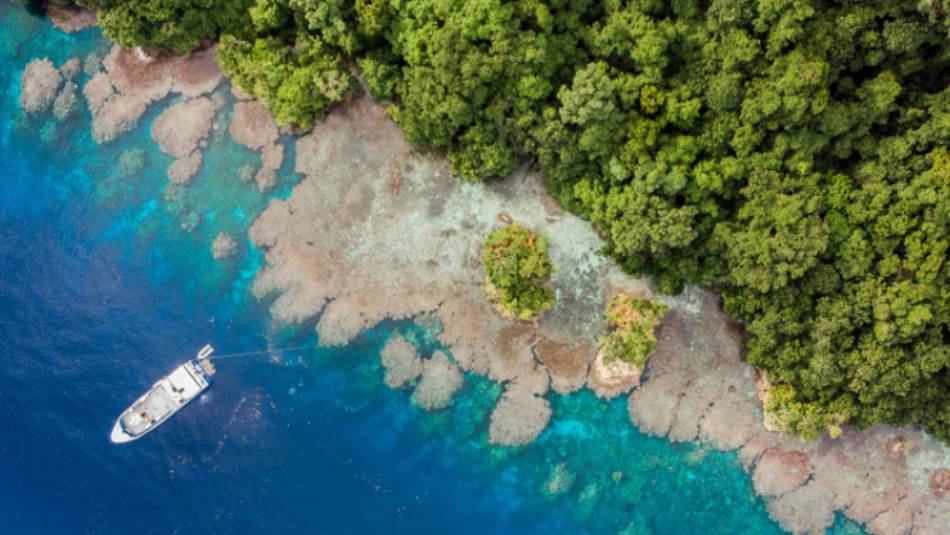 Aerial view, Solomon Islands | Adam Beard
