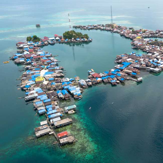 Baju village in the Togean Islands