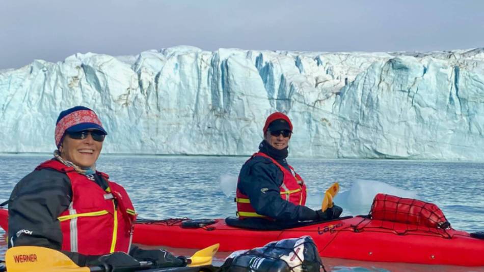 One of the best ways to truely experience the vast wilderness of West Greenland is by kayak | Toby Story
