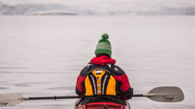 Kayaking through the serene Antarctic landscape | Dietmar Denger
