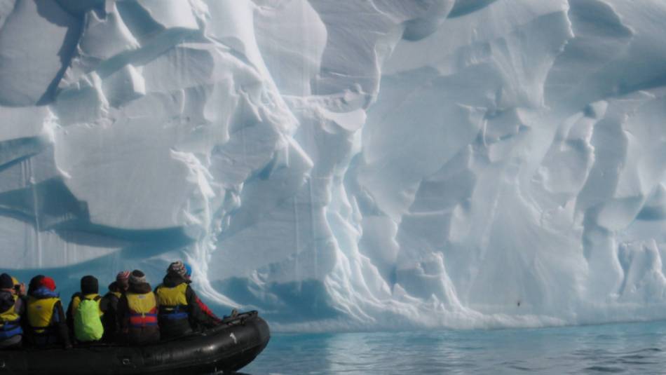 Up close and personal with an Iceberg in Antarctica | Sarah Higgins
