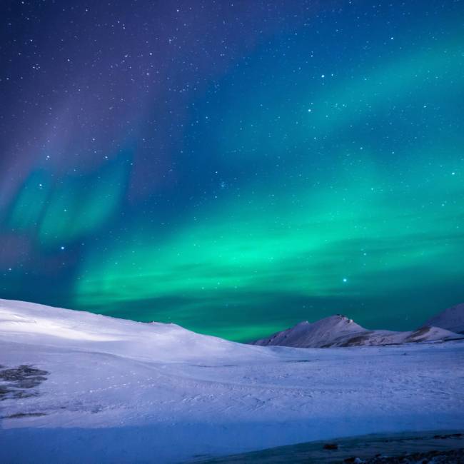 Northern lights dance across the sky for a spectacular ethereal display