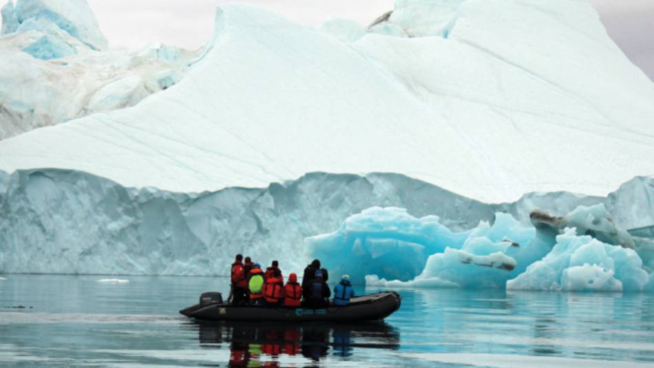 Zodiac cruising in the Arctic | Rachel Imber