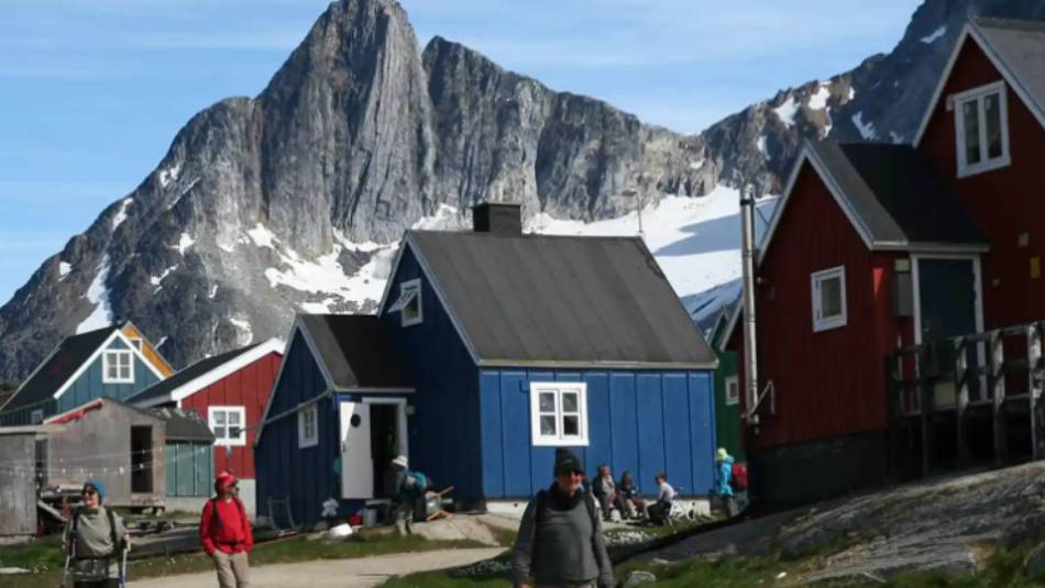 Visiting small townships in Greenland