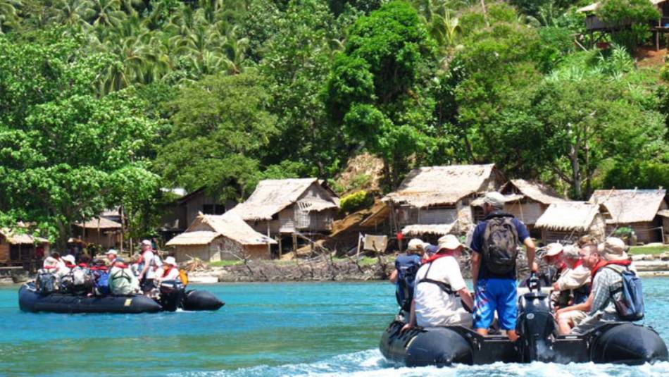Zodiac's give us access to remote villages