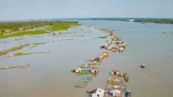 Mekong Delta, Vietnam,Heritage Lines Floating village in the Mekong Delta, Vietnam