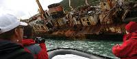 Exploring ship wrecks in Tintikun Lagoon | Keri May