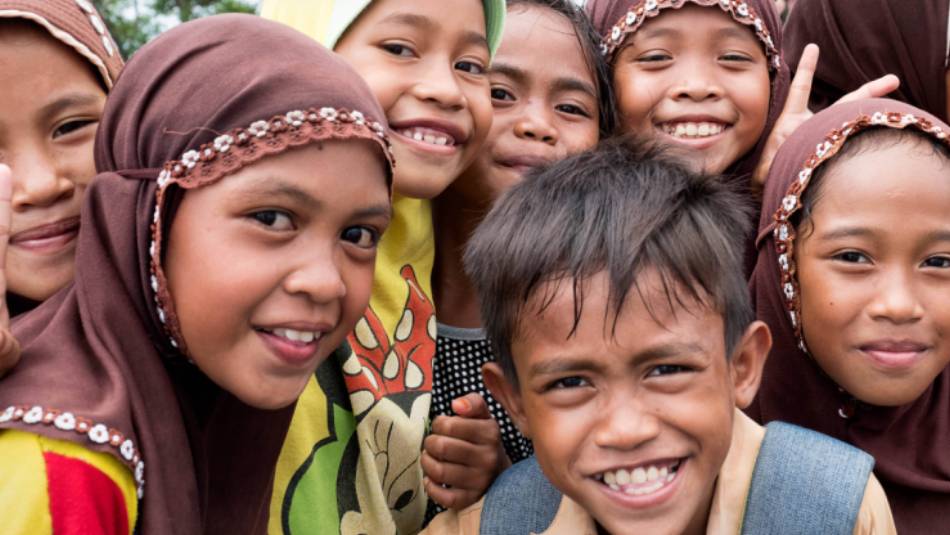 Local children in the Nusa Tenggara Islands