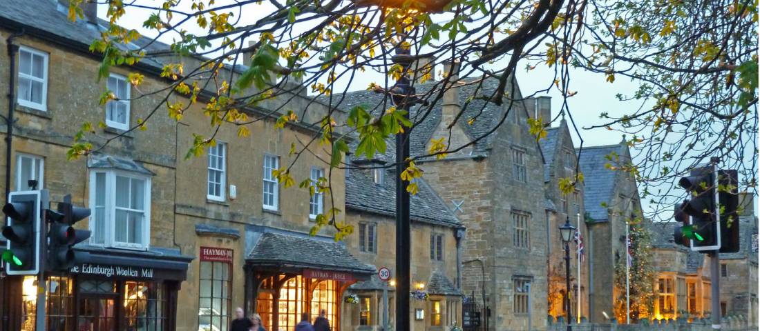 An early evening in the streets of Broadway, Cotswolds |  <i>John Millen</i>