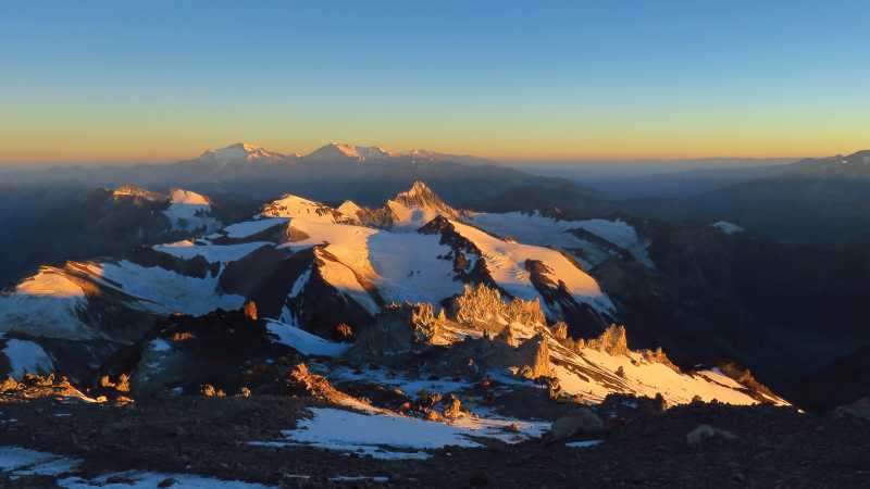 Spectacular views over the Andes from Aconcagua - Aconcagua Expedition, Argentina