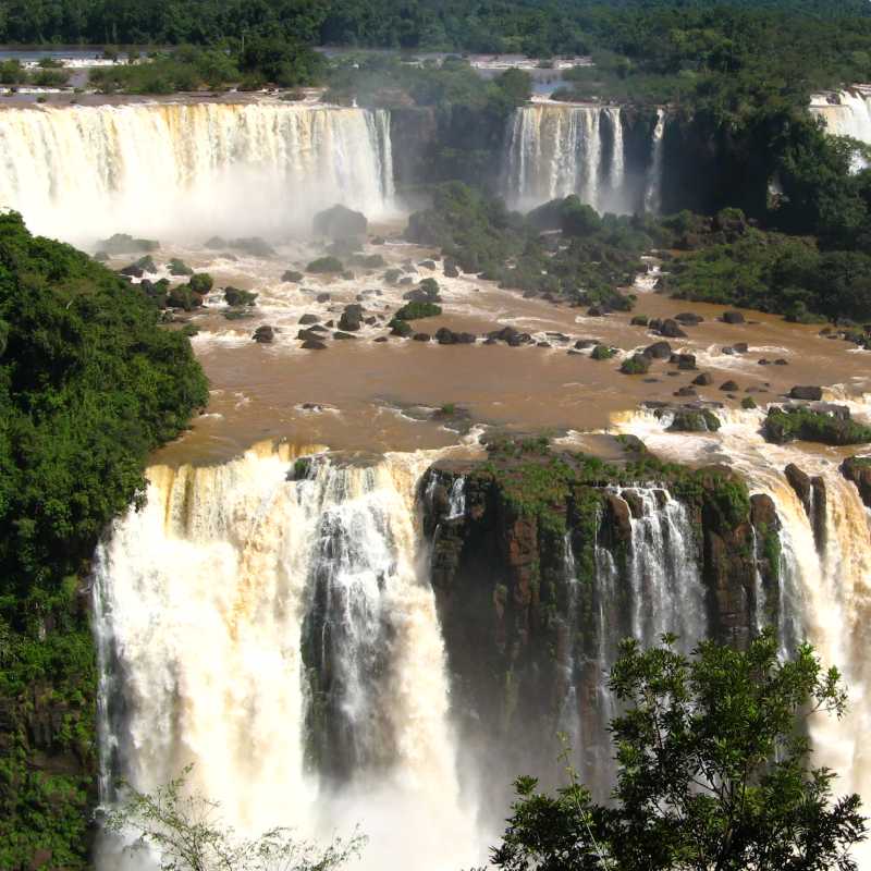 Iguazu Falls, bordering Brazil and Argentina. | Sarah Higgins
