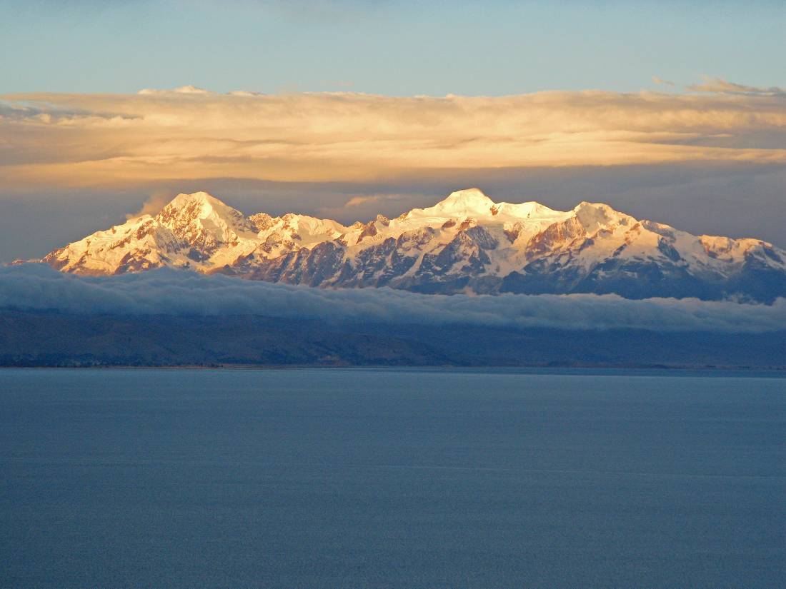 The Cordillera Real taken in from Lake Titicaca |  <i>Simon Yates</i>