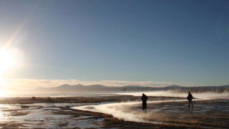 Magical sunrise at the thermal pools in the Atacama Desert | Joy Murray